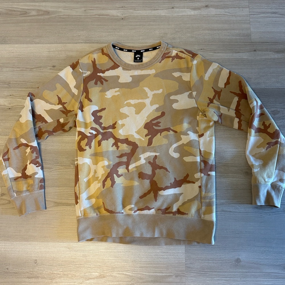 Nike SB Desert Camo Sweater - Size Small
